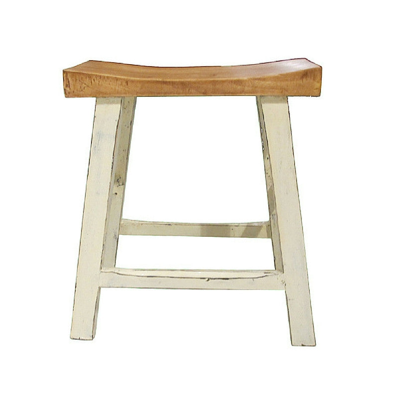 Small White Stool
