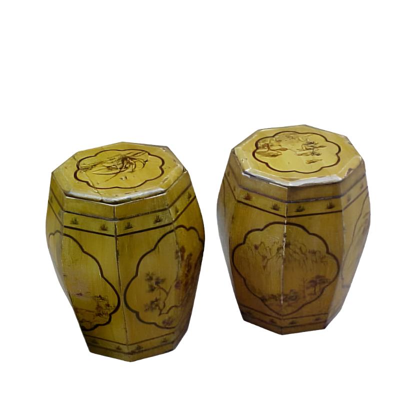 Antique Chinese Rice Buckets