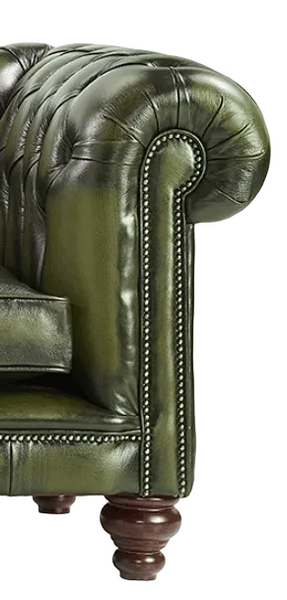Hampton 3 Seater in Antique Green
