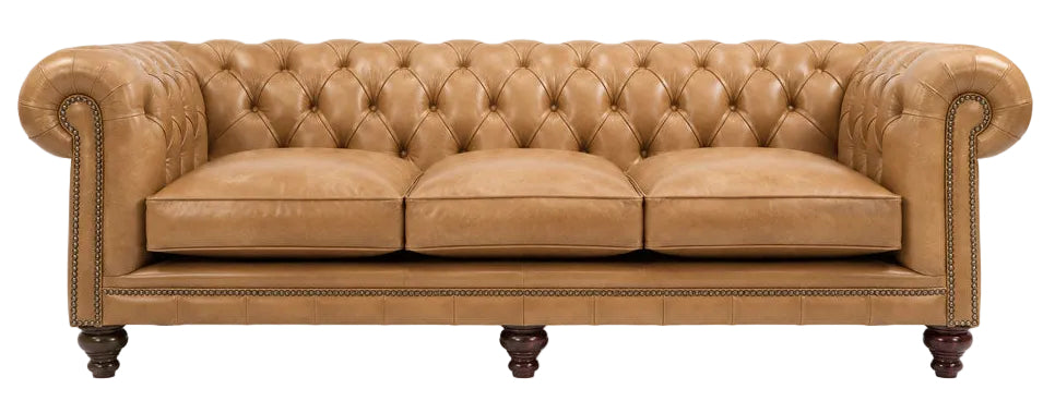 Hampton 3 Seater in Old English Tan/NJ