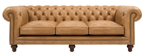 Hampton 3 Seater in Old English Tan/NJ