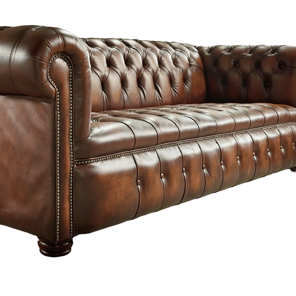 Manhattan 3 Seater in Antique Brown