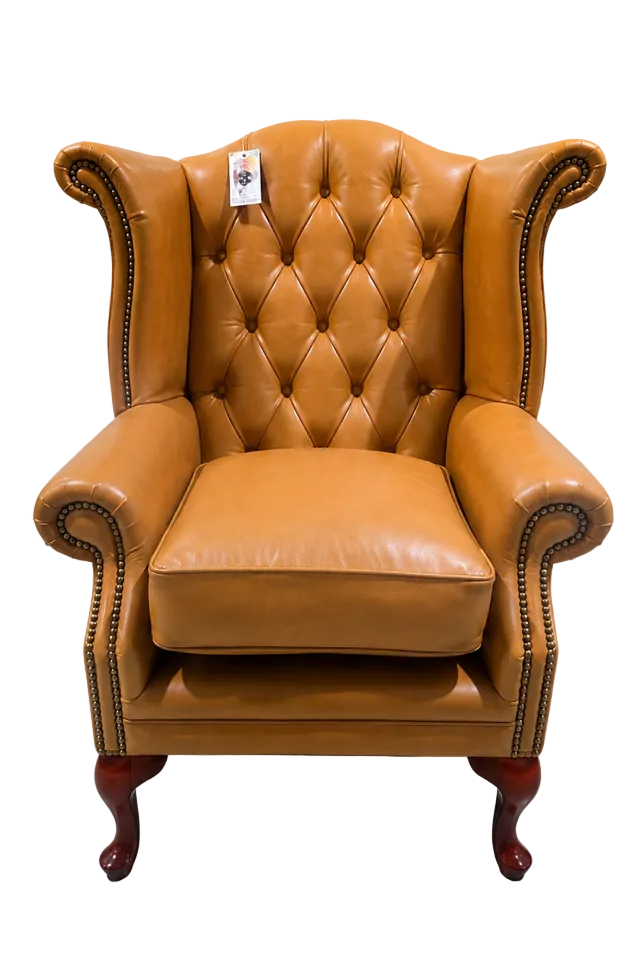 Newby Wing Chair in Old English Tan/NJ