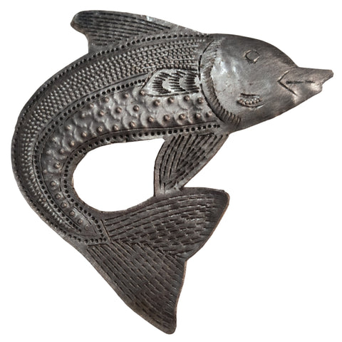 Fish Ornament with a Curved Tail