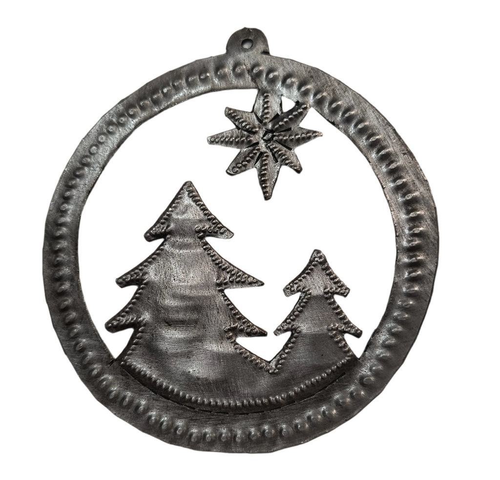 Round Christmas Tree Ornament