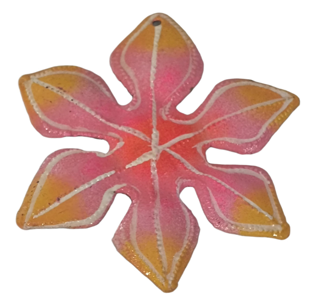 Painted Flower Ornament (Pink)