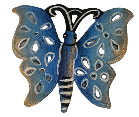 Painted Butterfly Ornament (Blue)