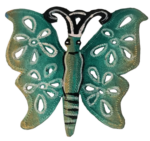 Painted Butterfly Ornament (Green)