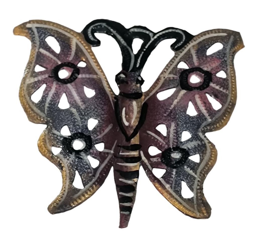 Painted Butterfly Ornament (Purple)