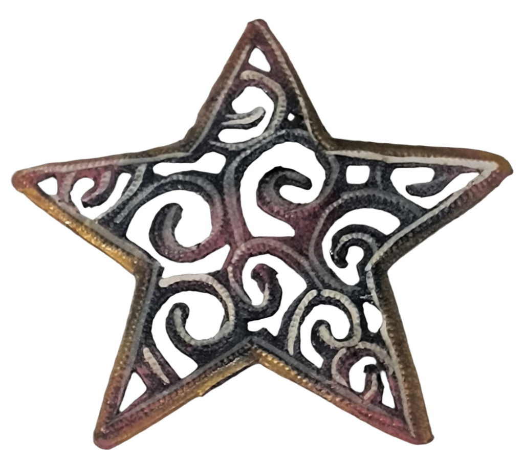 Painted Star Ornament (Purple)