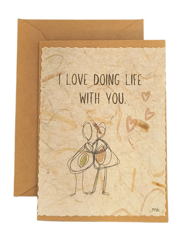 Life with You Greeting Card