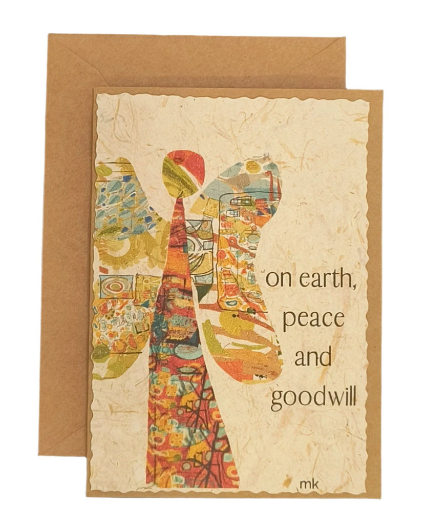 Peace and Goodwill Greeting Card