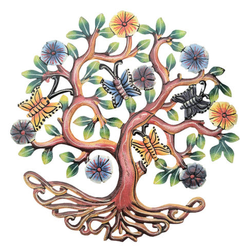 Multi-Color Tree of Life with Butterflies