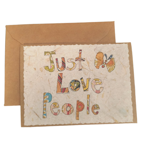 Just Love People Greeting Card