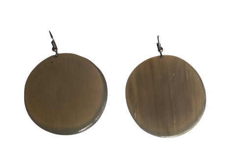 Translucent Round Earrings