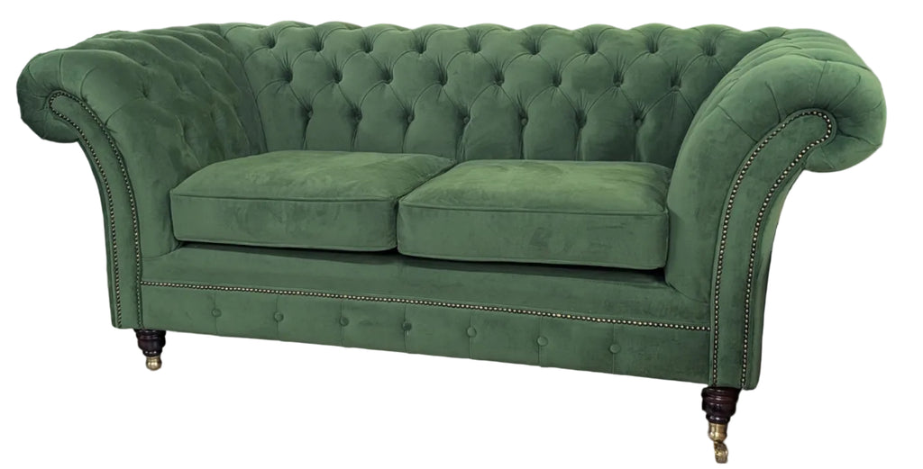 Drummond 2 in Amalfi Forest Green Velvet