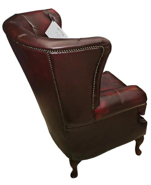 Barwell Wing Chair in Antique Red
