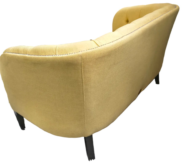 Burghley 2 Seater in Sudbury Yellow Linen