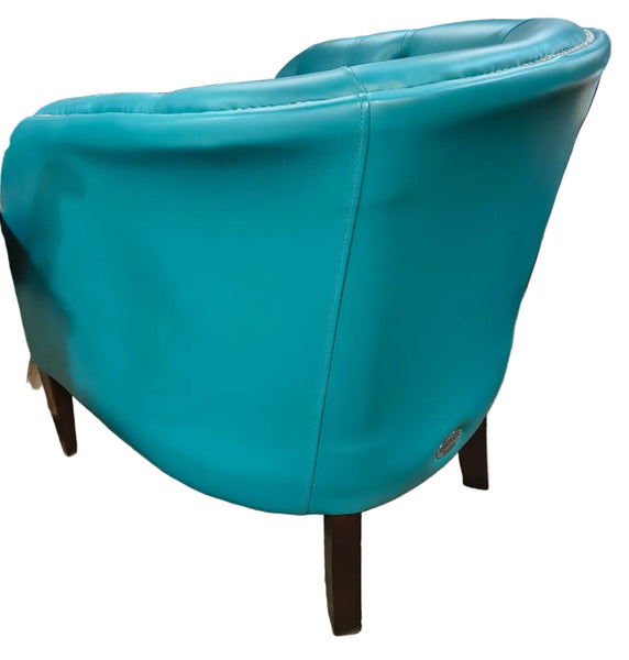 Burghley Tub Chair in Vesuvio Aqua