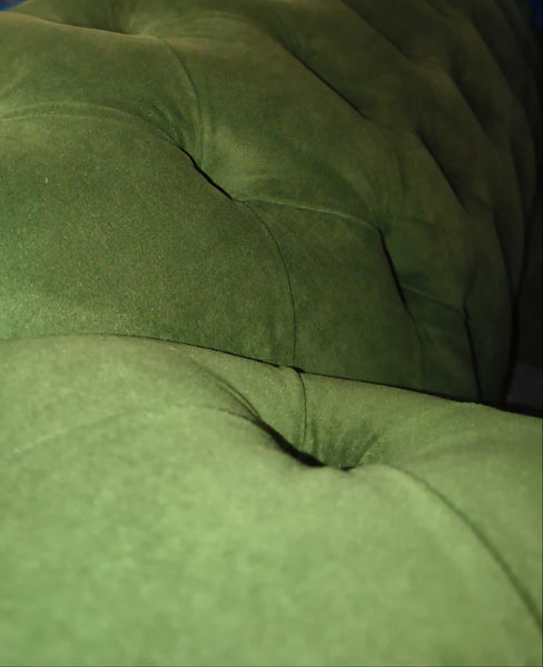 Drummond 3 in Amalfi Forest Green Velvet