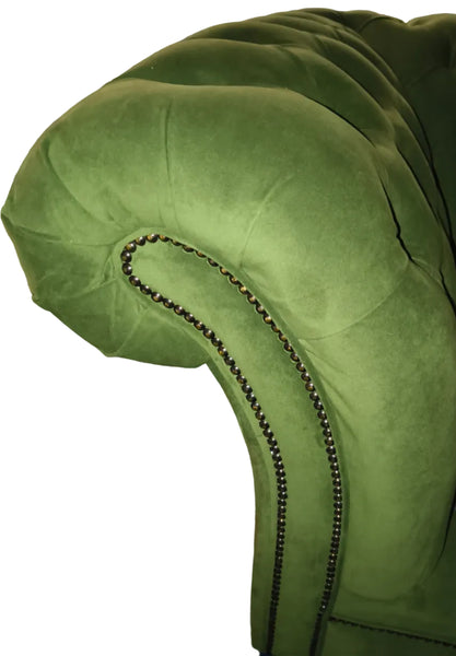 Drummond 2 in Amalfi Forest Green Velvet