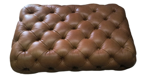 Medium Stringer Footstool in Amalfi Tan