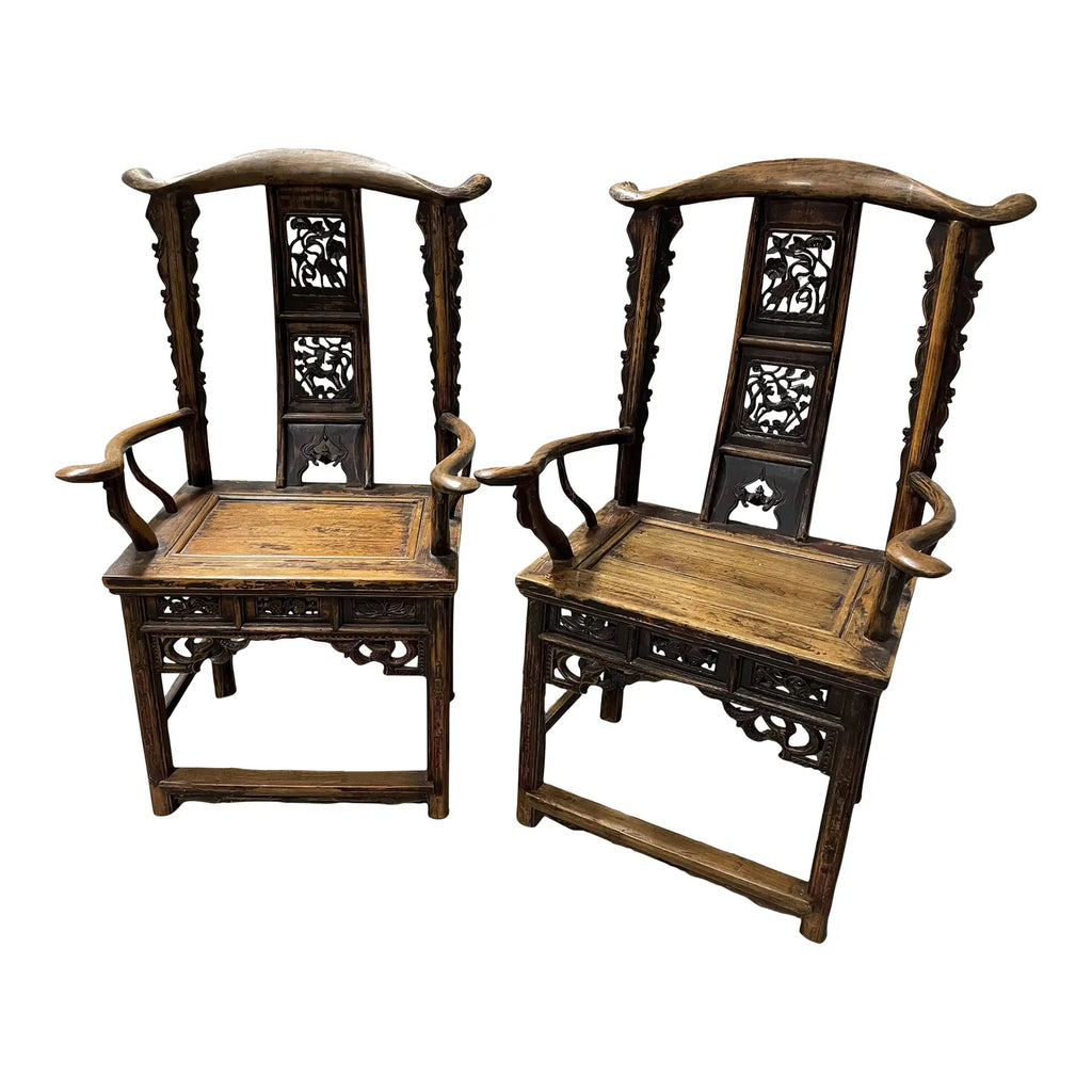 Chinese Antique Emporer Chairs
