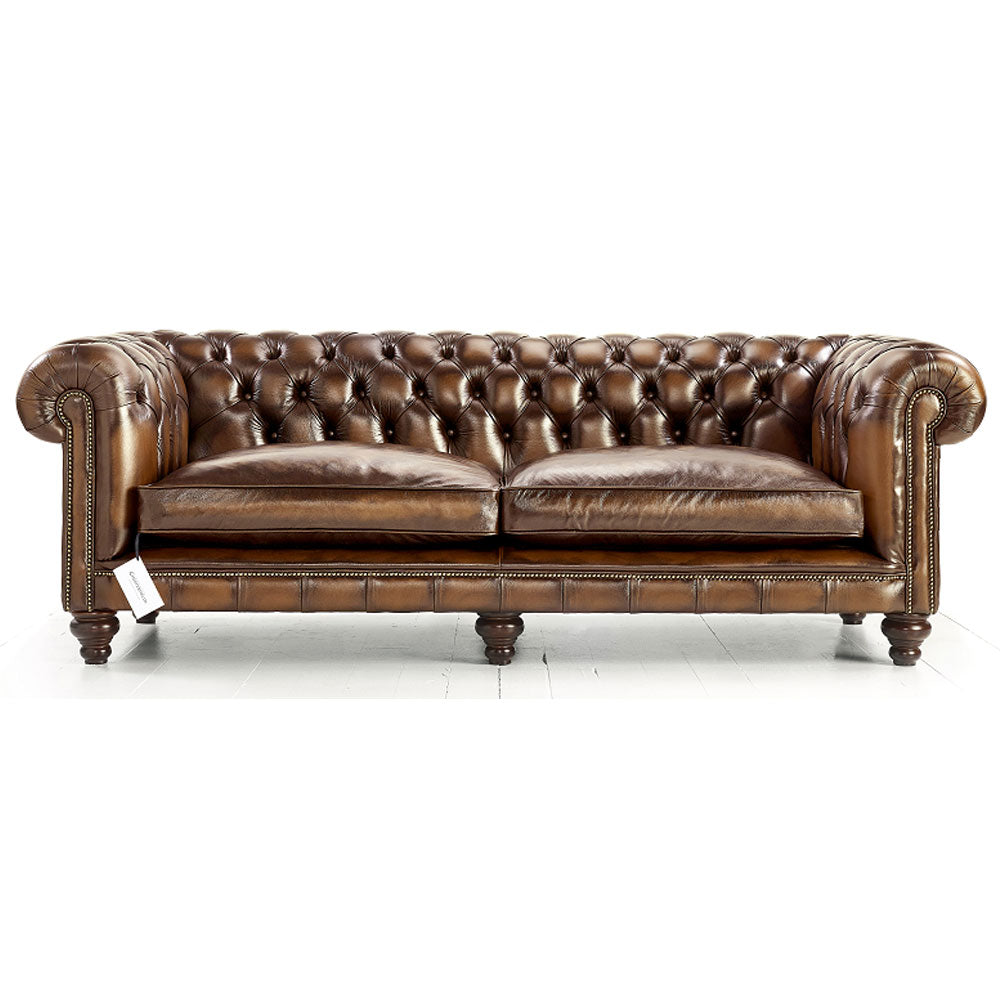 Hampton 3 Seater in Antique Brown