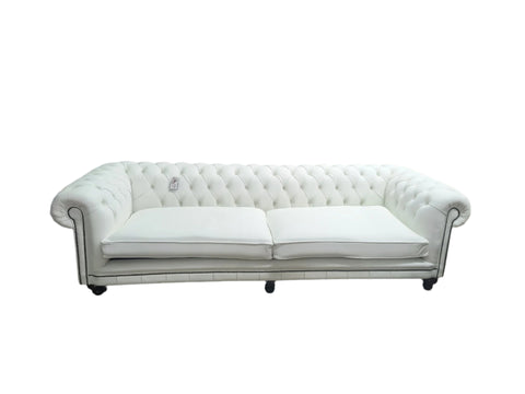 Hampton 4 in Florence White Leather