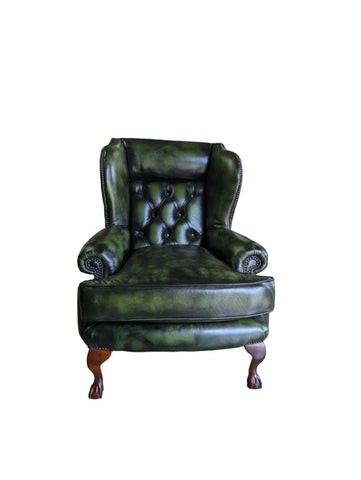 Highclere Chair in Antique Green