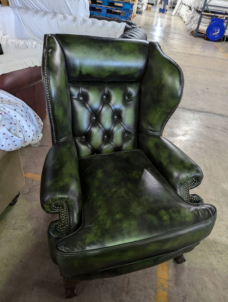 Highclere Chair in Antique Green