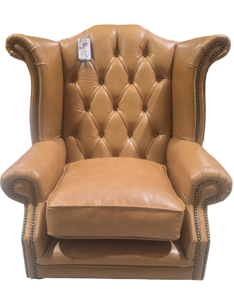 Newby Wing Chair in Old English Tan/NJ