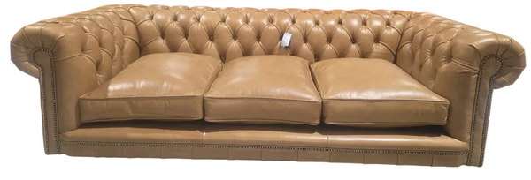 Hampton 3 Seater in Old English Tan/NJ