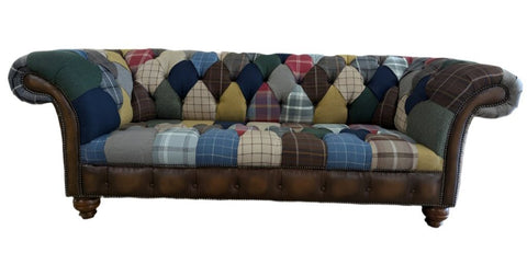 Cotswald 3 Seater Patchwork Sofa