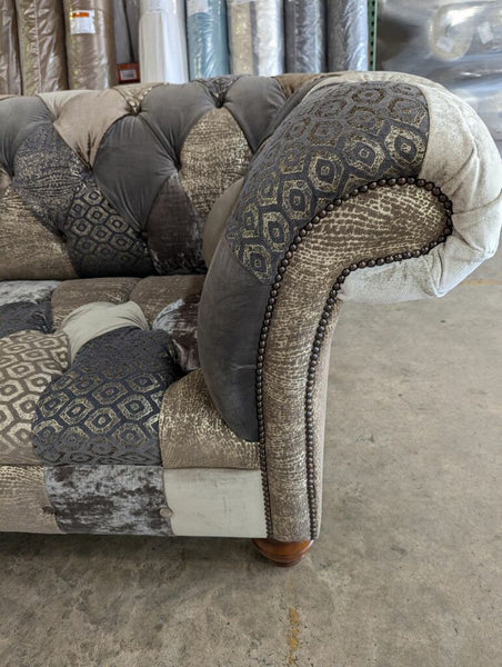 Winston 2 Seater Patchwork Sofa