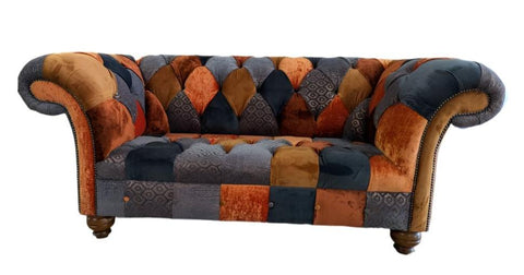 Camborne 2 Seater Patchwork Sofa