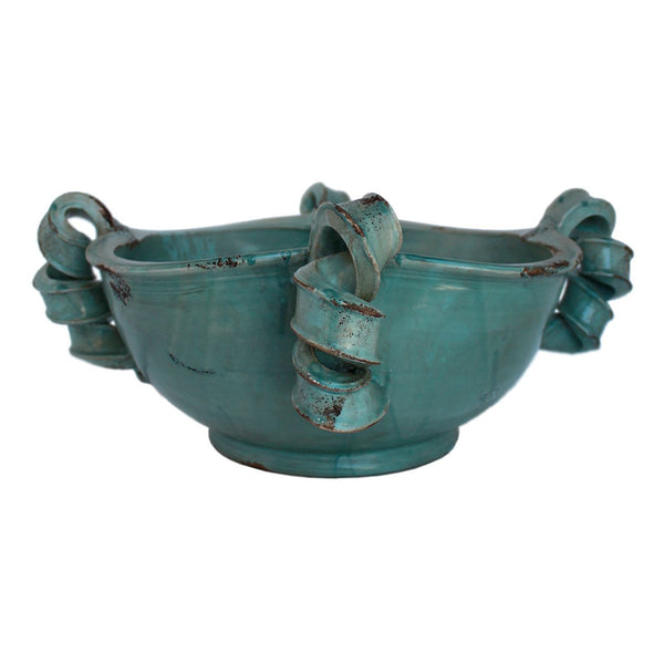 Blue Italian Arno Porcelain Hand Made Italian Bowl