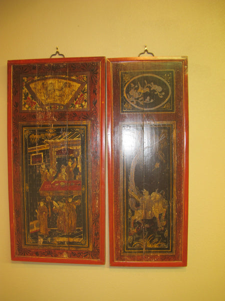Painted Antique Screens