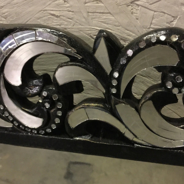 Ornate Swirl Decorative Handcut Glass Mirror