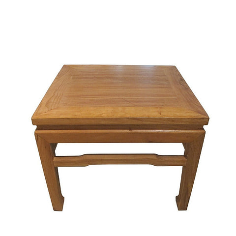 Natural Square Traditional Wooden Square Stools