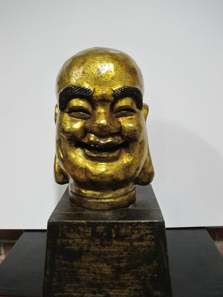 Gold Leaf Happy Buddha