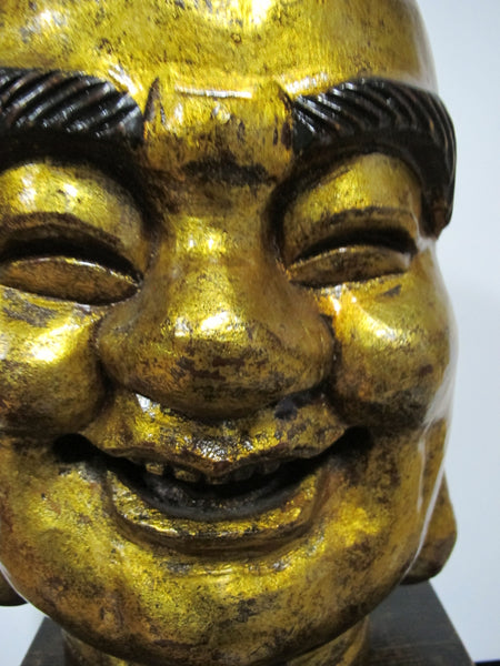 Gold Leaf Happy Buddha