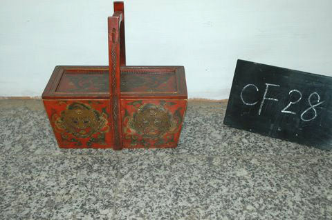 Tibetan decorated box