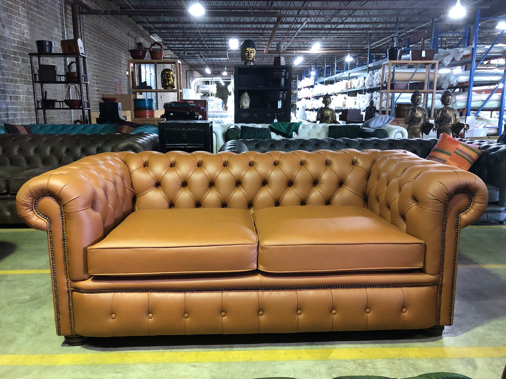 2 seater London in Deluxe Cinnamon