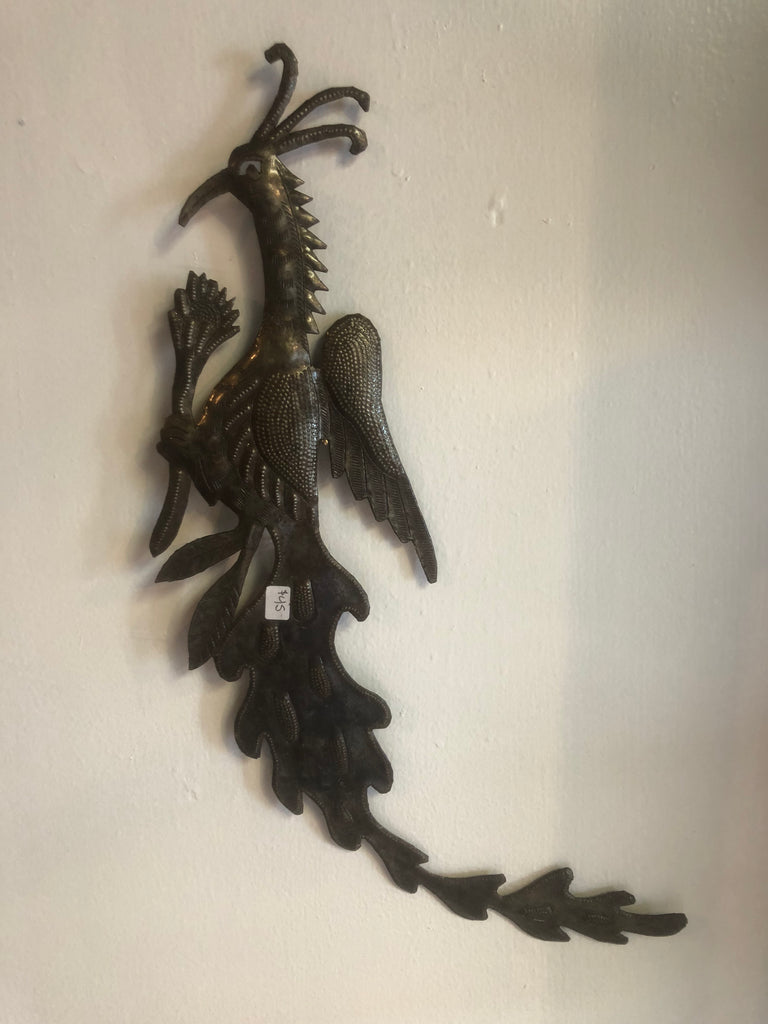 Hand Crafted Haitian Iron Work (Rooster)
