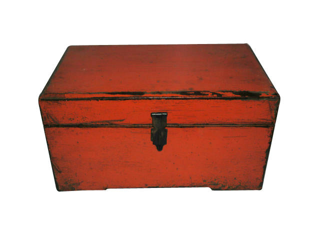 Small Red Wooden Box