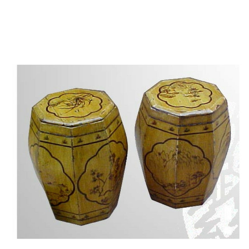 Antique Chinese Rice Buckets